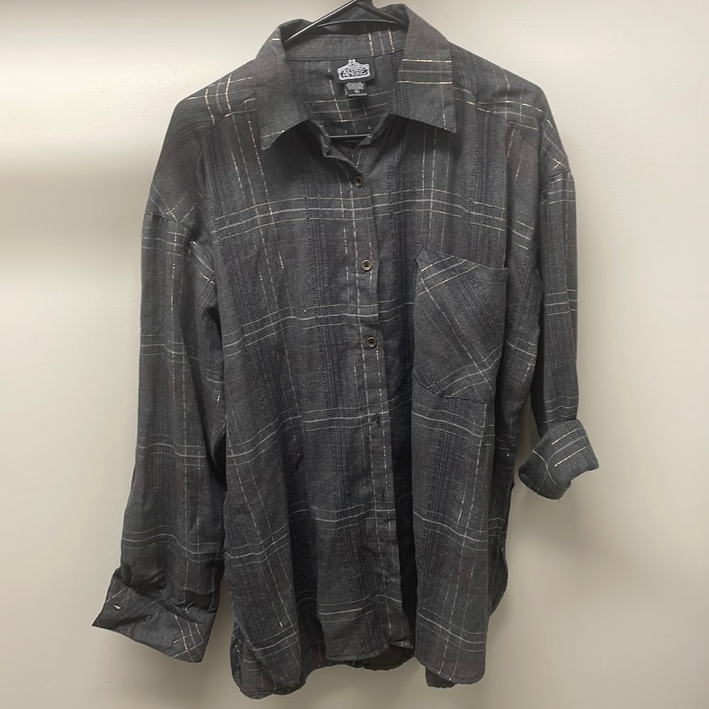 Button up shirt with a little sparkle